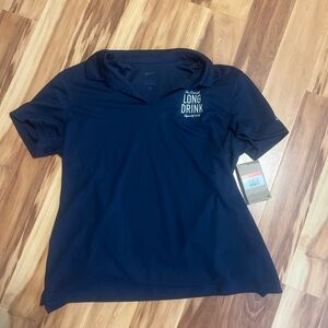 Nike Dark Blue Polo LONG DRINK SHIRT